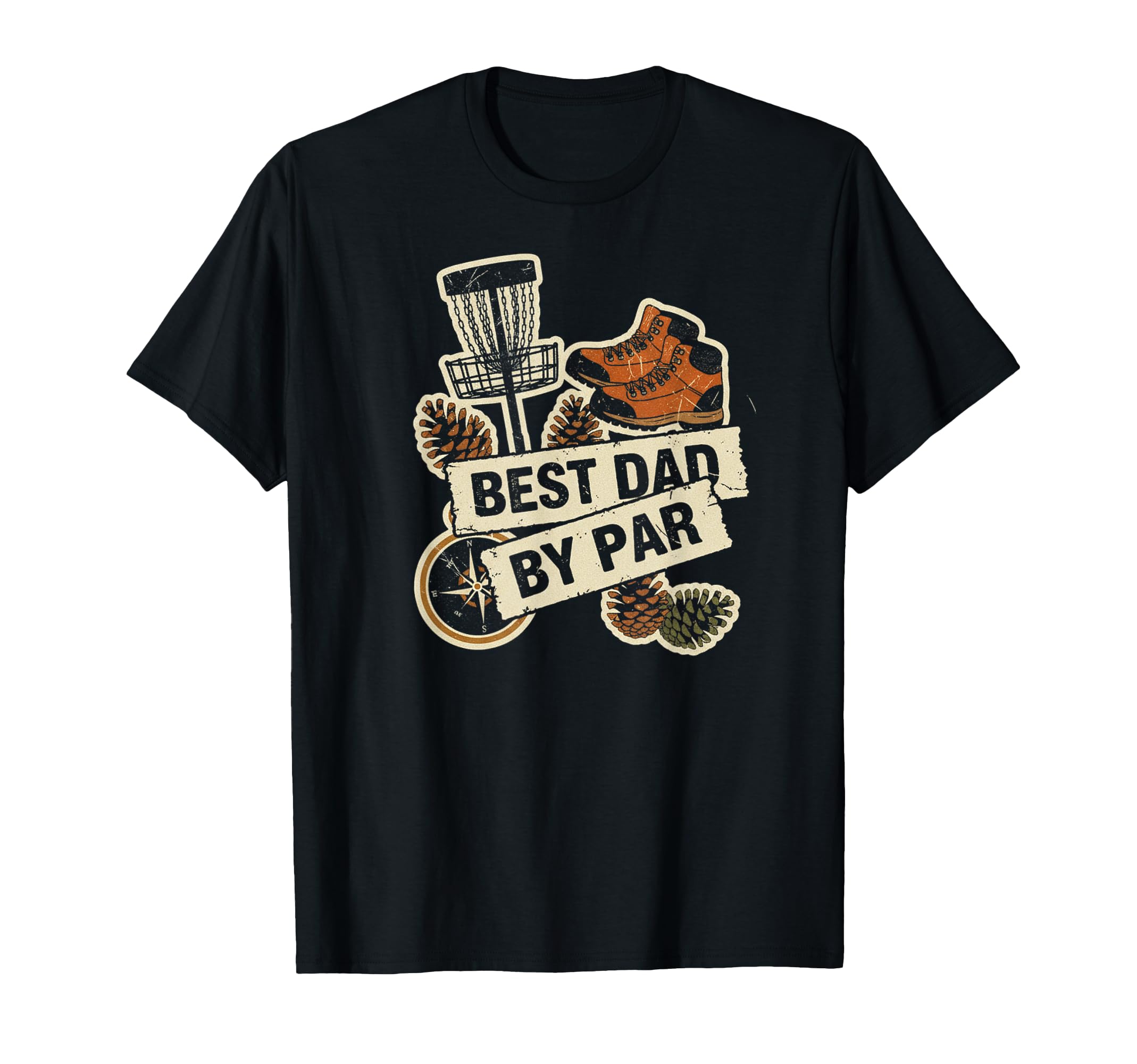 Funny Disc Golf Player Best Dad Par Disc T-Shirt - Custom Art Print Unisex - T-Shirt, Sweatshirt, Hoodie
