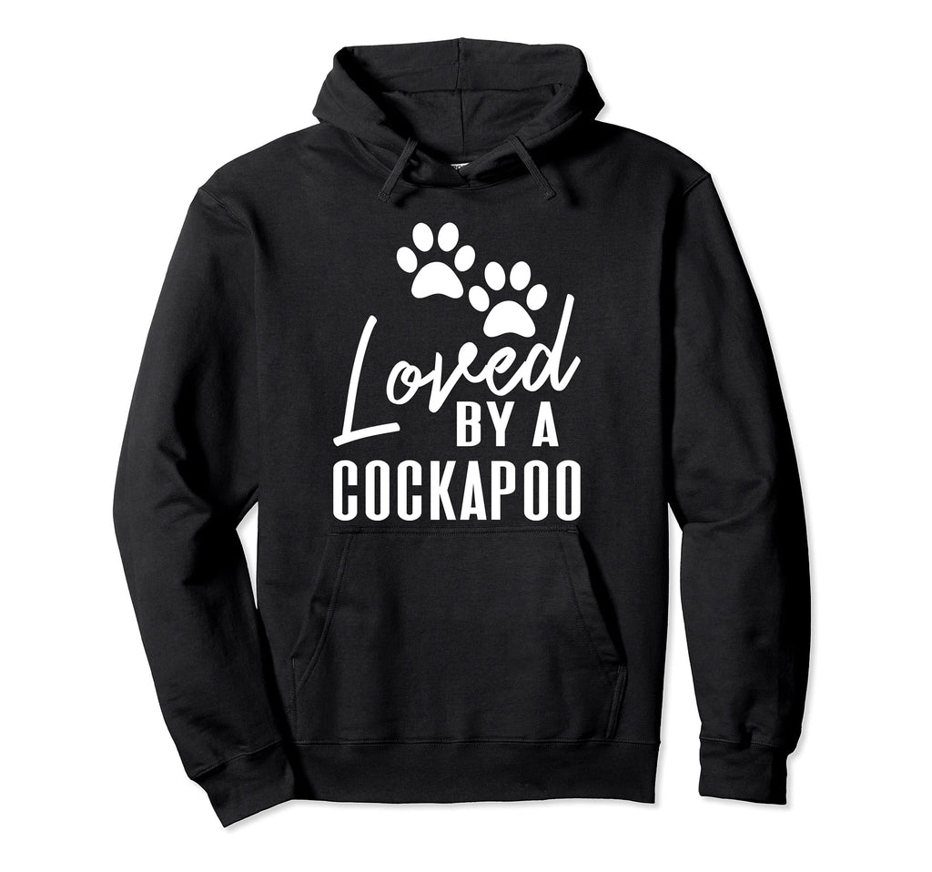 Loved Cockapoo Dog Mom Or Dog Dad Hoodie - Custom Art Print Men Women - T-Shirt, Sweatshirt, Hoodie
