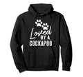 Loved Cockapoo Dog Mom Or Dog Dad Hoodie - Custom Art Print Men Women - T-Shirt, Sweatshirt, Hoodie