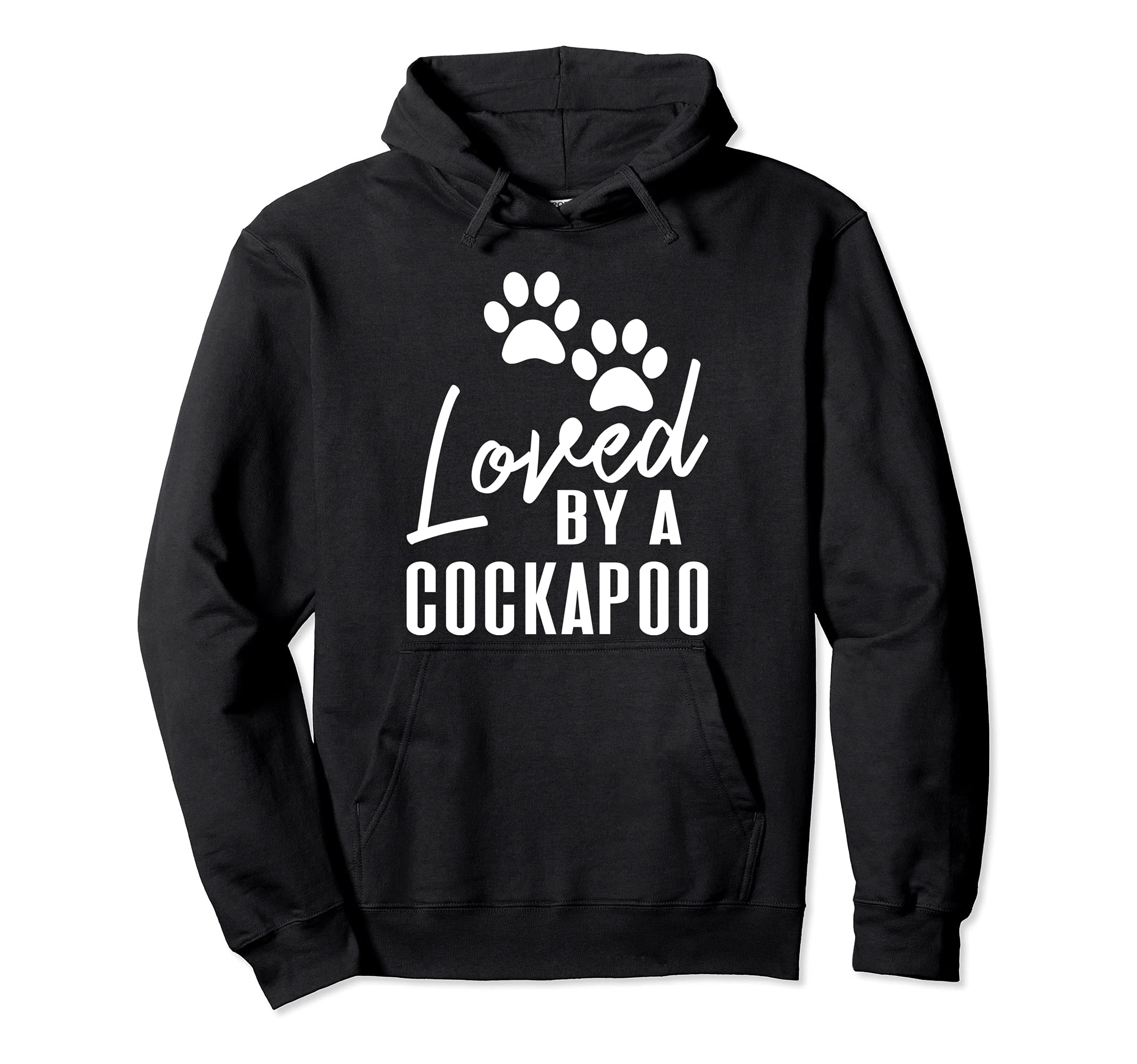 Loved Cockapoo Dog Mom Or Dog Dad Hoodie - Custom Art Print Men Women - T-Shirt, Sweatshirt, Hoodie