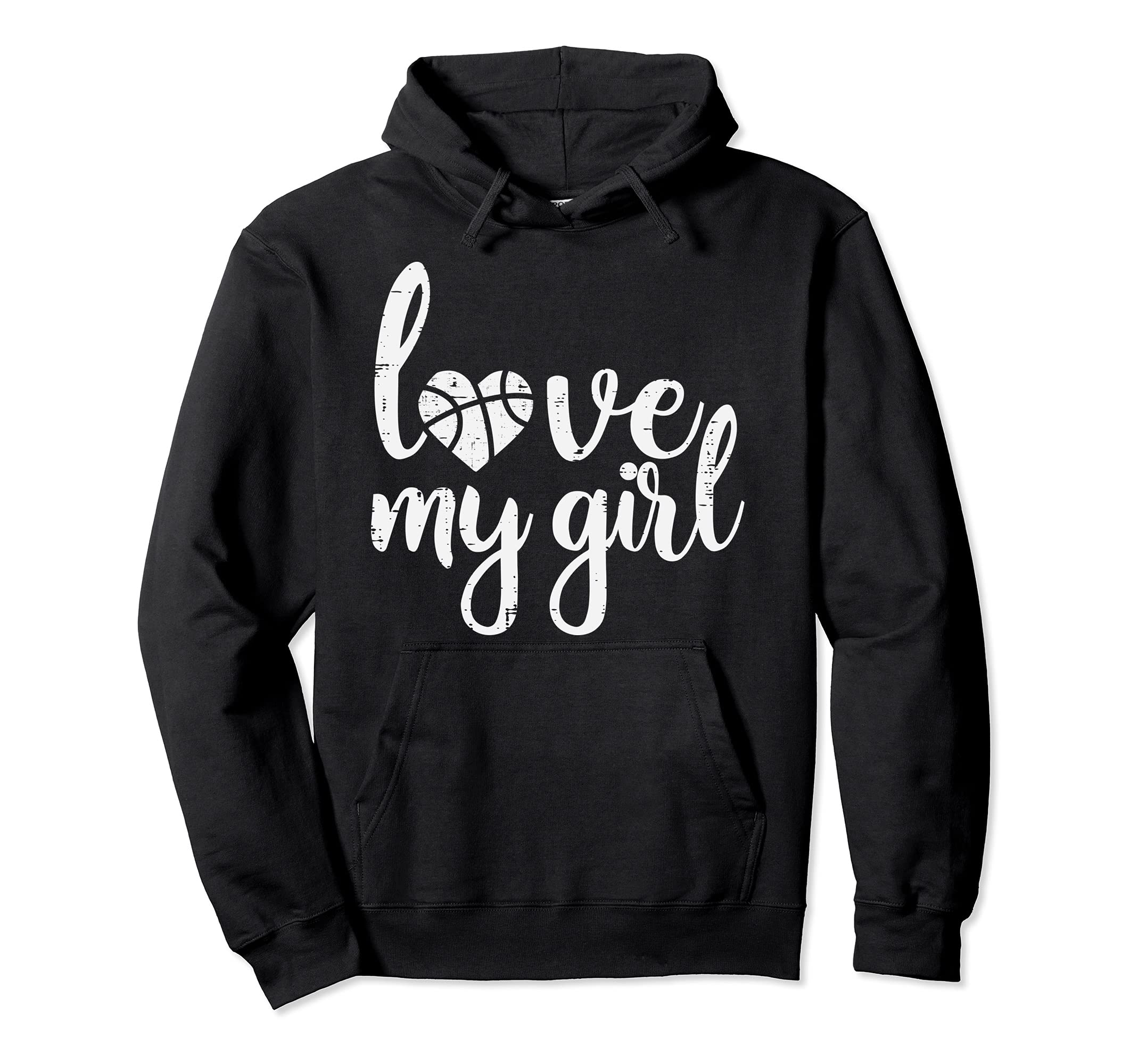 Love My Basketball Baller Mom Dad Hoodie - Casual Everyday Wear for Adults - T-Shirt, Sweatshirt, Hoodie