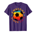 Awesome Since 2016 Soccer Birthday Party T-Shirt - Streetwear Style Unisex - T-Shirt, Sweatshirt, Hoodie