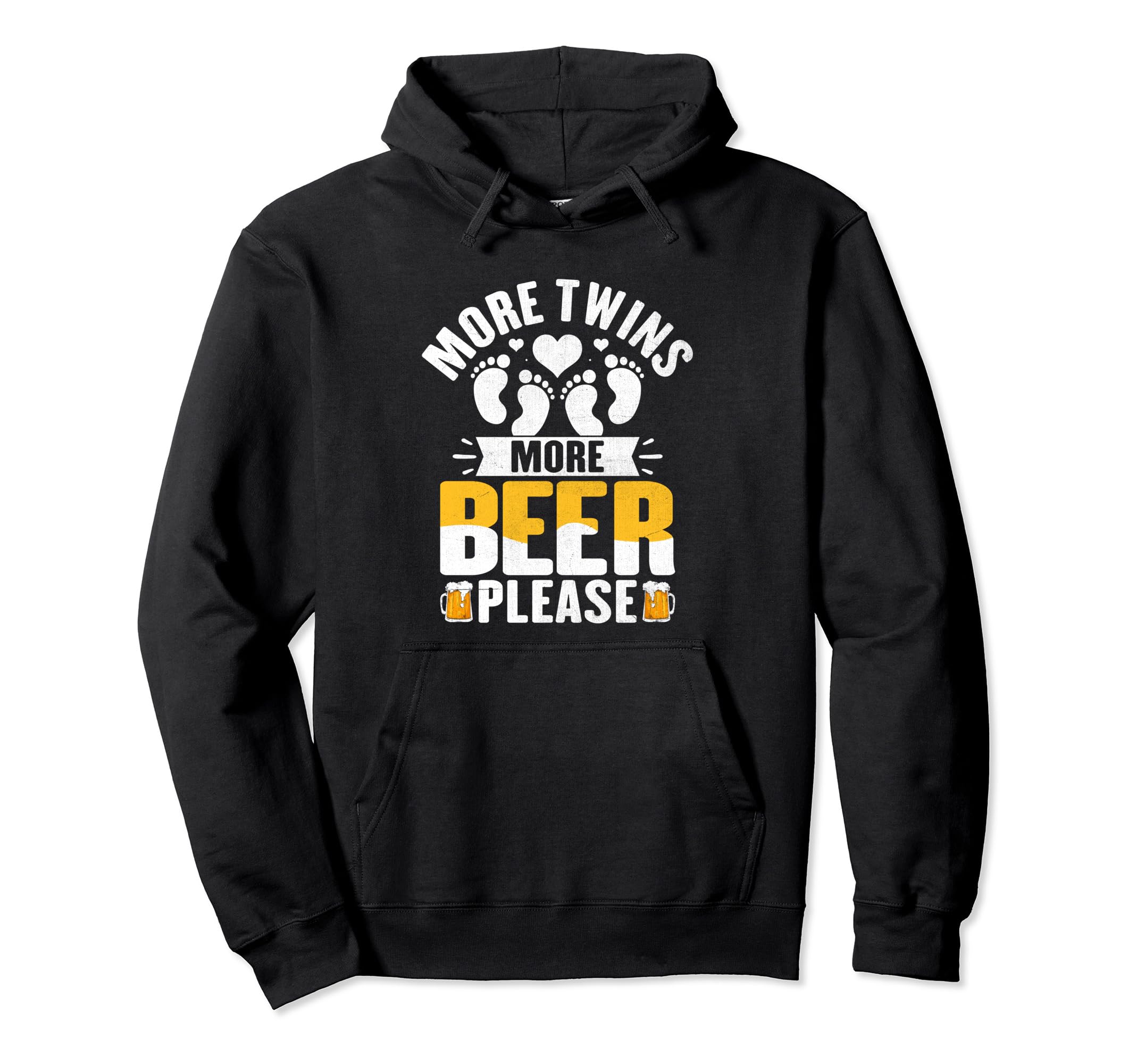 Funny Dad Twins Beer Drinking Twin Hoodie - Aesthetic Graphic Men Women - T-Shirt, Sweatshirt, Hoodie