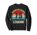 Husband Dad Grandpa 75 Year Old Sweatshirt - Graphic Print Men Women - T-Shirt, Sweatshirt, Hoodie