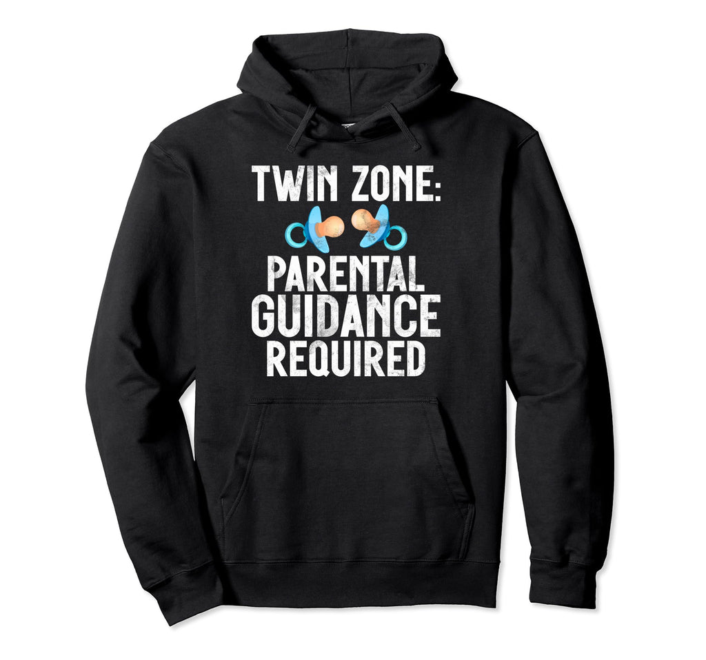 Twin Zone Parental Guidance Required Twin Hoodie - Minimalist Print Unisex - T-Shirt, Sweatshirt, Hoodie