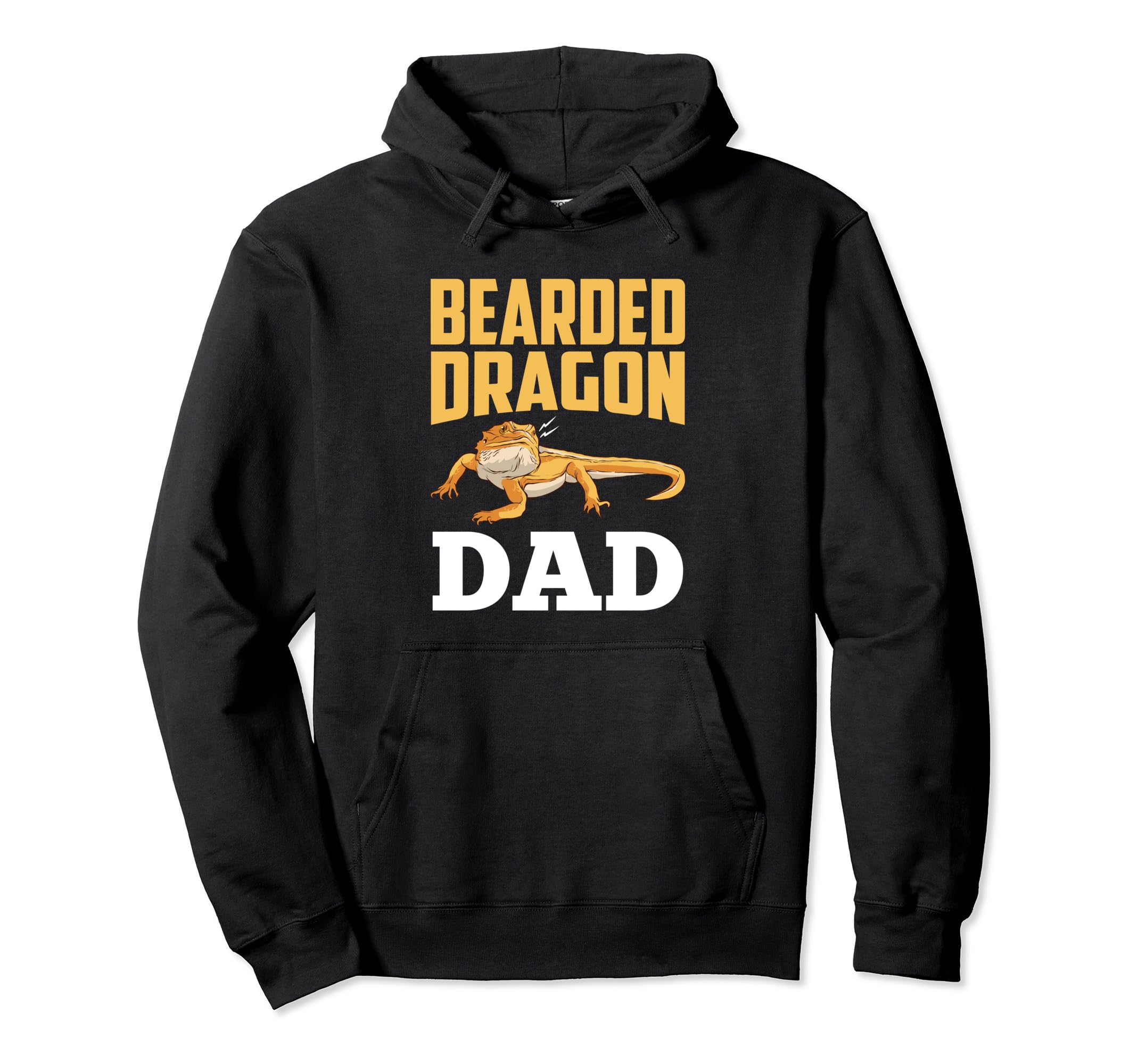 Bearded Dragon Dad Lover Pet Reptile Hoodie - Unique Graphic Men Women - T-Shirt, Sweatshirt, Hoodie