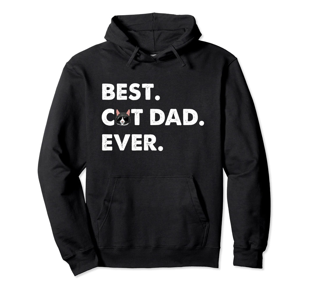 Cat Father Cat Lovers Cat Dad Best Cat Hoodie - Graphic Print Men Women - T-Shirt, Sweatshirt, Hoodie