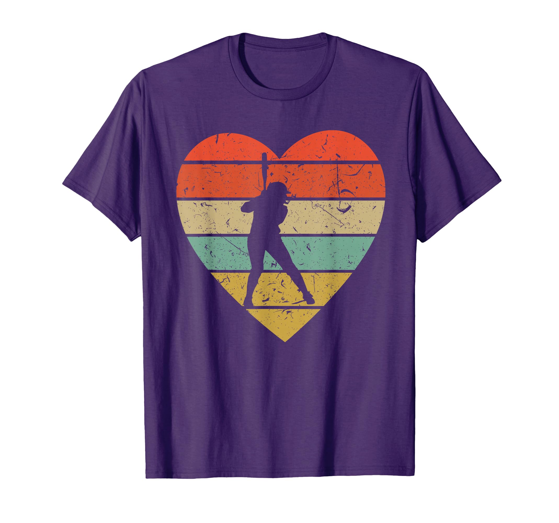 Softball Player Baseball Heart Sport T-Shirt - Streetwear Style Unisex - T-Shirt, Sweatshirt, Hoodie