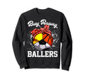 Busy Raising Ballers Funny Softball Sweatshirt - Streetwear Style Unisex - T-Shirt, Sweatshirt, Hoodie