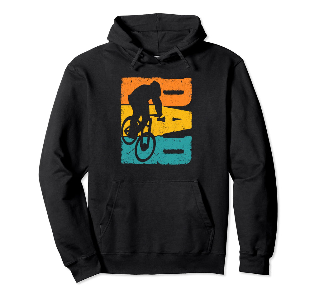Dad Bicycle Cycling Cyclist Daddy Hoodie - Minimalist Print Men Women - T-Shirt, Sweatshirt, Hoodie
