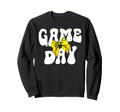Groovy Softball Game Day Bow Game Sweatshirt - Fun Novelty Design Unisex - T-Shirt, Sweatshirt, Hoodie