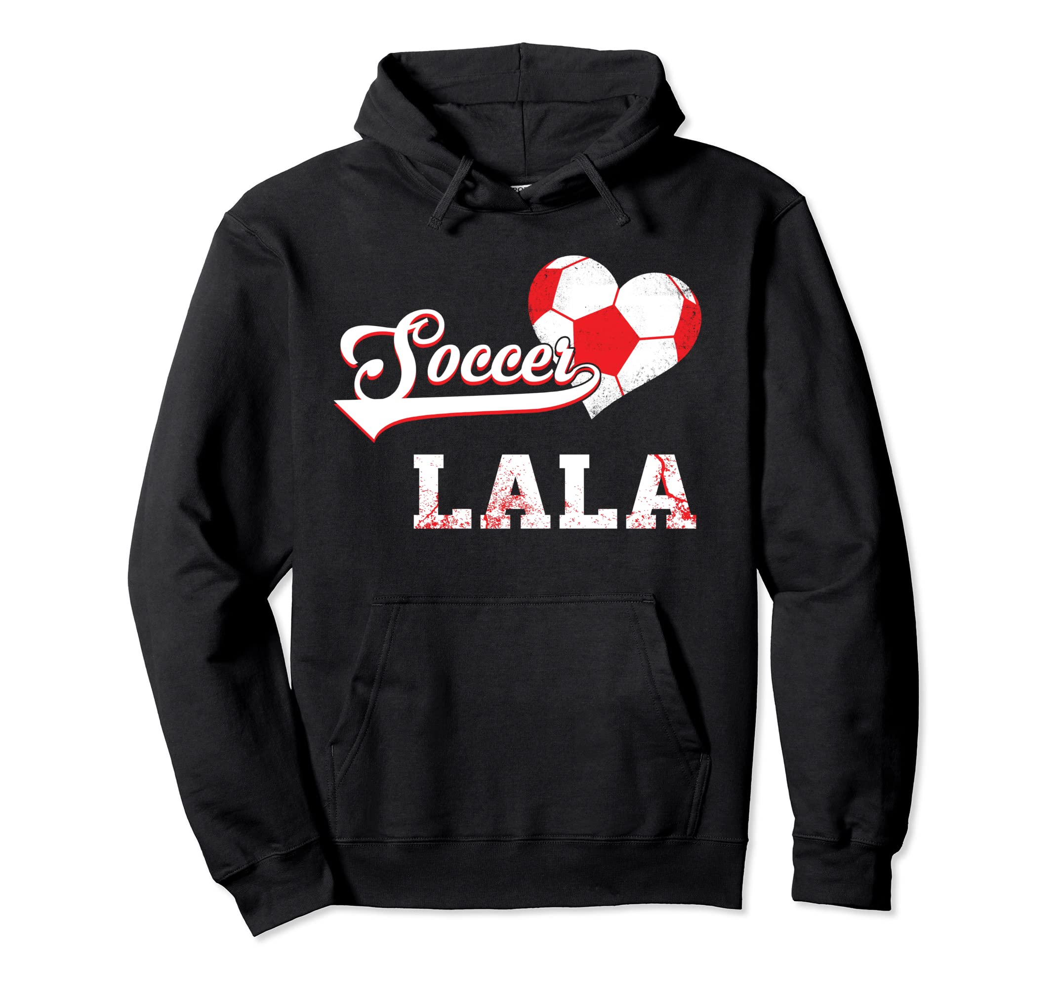 Family Soccer Player Gifts Soccer Lala Hoodie - Minimalist Print Men Women - T-Shirt, Sweatshirt, Hoodie