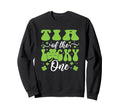 Tia Lucky One First Birthday St Sweatshirt - Aesthetic Graphic for Adults - T-Shirt, Sweatshirt, Hoodie