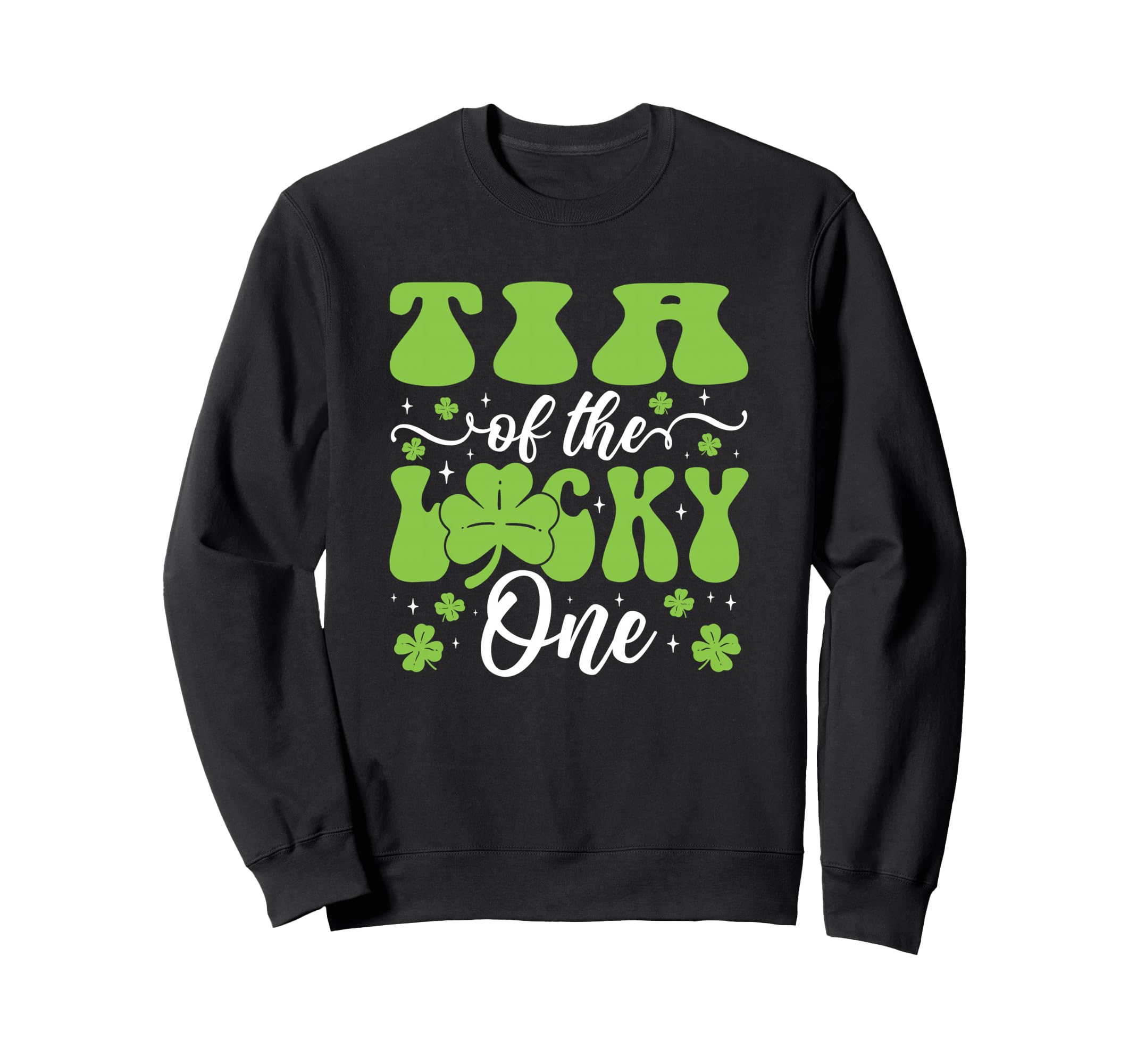 Tia Lucky One First Birthday St Sweatshirt - Aesthetic Graphic for Adults - T-Shirt, Sweatshirt, Hoodie