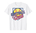Mens Softball Dad Fathers Day T-Shirt - Streetwear Style Men Women - T-Shirt, Sweatshirt, Hoodie