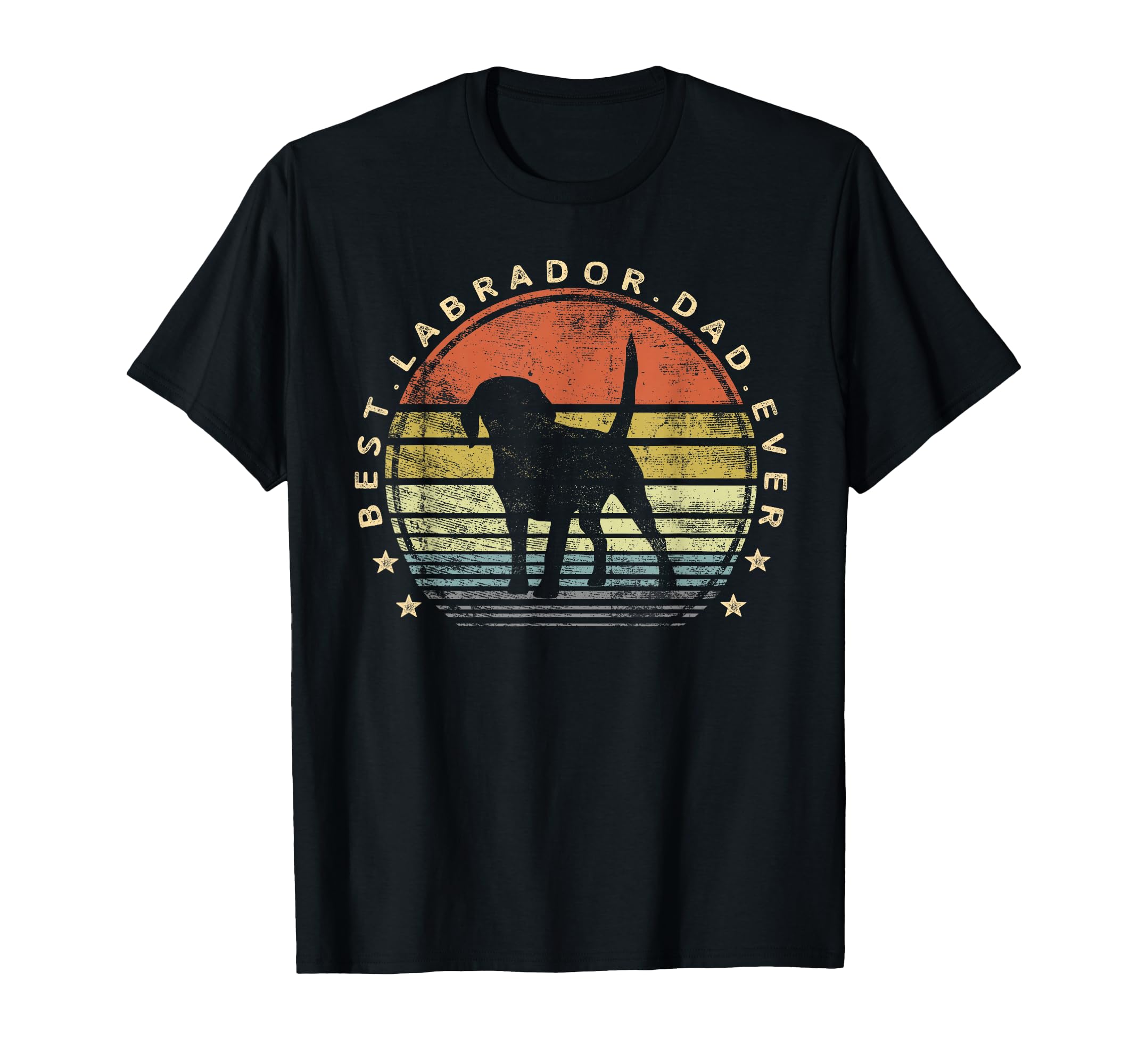 Best Labrador Dad Ever Daddy Gifts Lab T-Shirt - Custom Art Print Unisex - T-Shirt, Sweatshirt, Hoodie