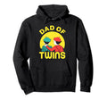 Dad Twins Twin Funny Sarcastic Hoodie - Aesthetic Graphic for Adults - T-Shirt, Sweatshirt, Hoodie