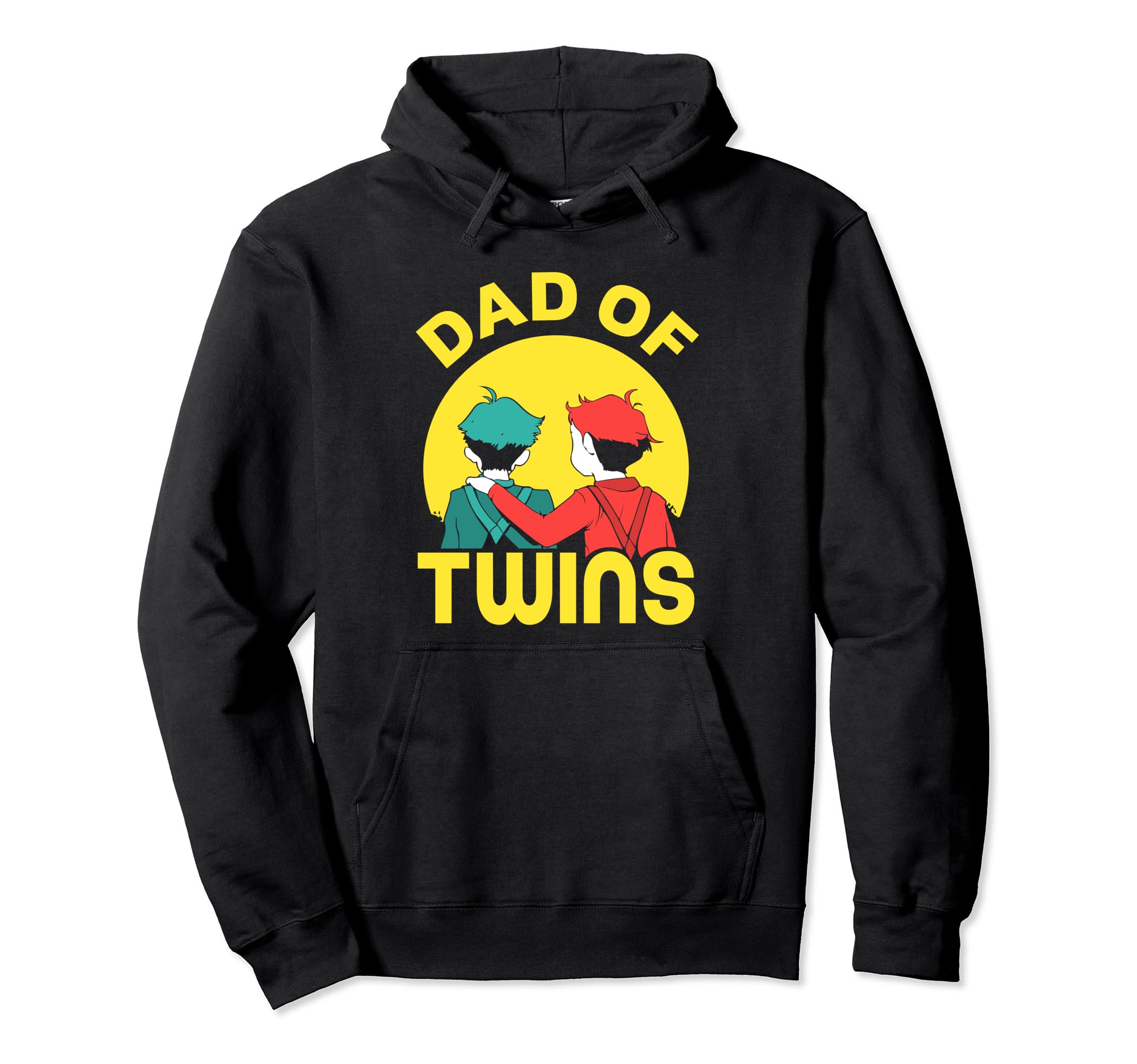 Dad Twins Twin Funny Sarcastic Hoodie - Aesthetic Graphic for Adults - T-Shirt, Sweatshirt, Hoodie