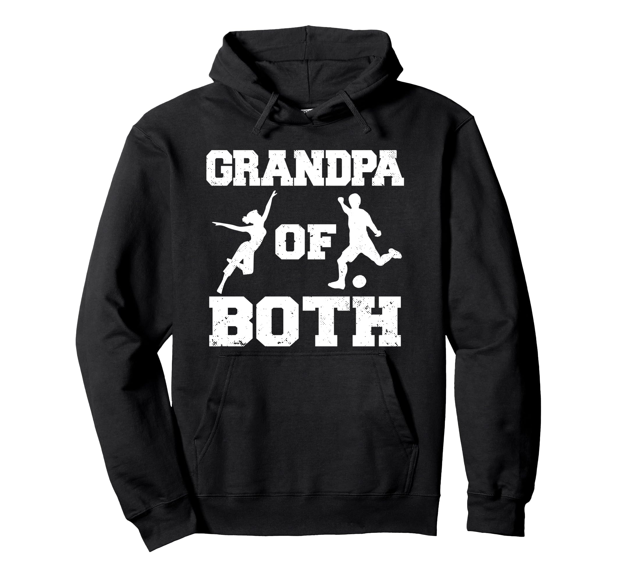 Grandpa Both Funny Soccer And Dance Hoodie - Unique Graphic for Adults - T-Shirt, Sweatshirt, Hoodie
