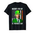 Merry 4Th St Patricks Day Joe Biden T-Shirt - Minimalist Print for Adults - T-Shirt, Sweatshirt, Hoodie
