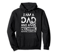 Funny Mechanic Dad Im Dad And Mechanic Hoodie - Minimalist Print for Adults - T-Shirt, Sweatshirt, Hoodie