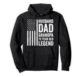 Husband Dad Grandpa 75 Year Old Legend Hoodie - Novelty Apparel Men Women - T-Shirt, Sweatshirt, Hoodie