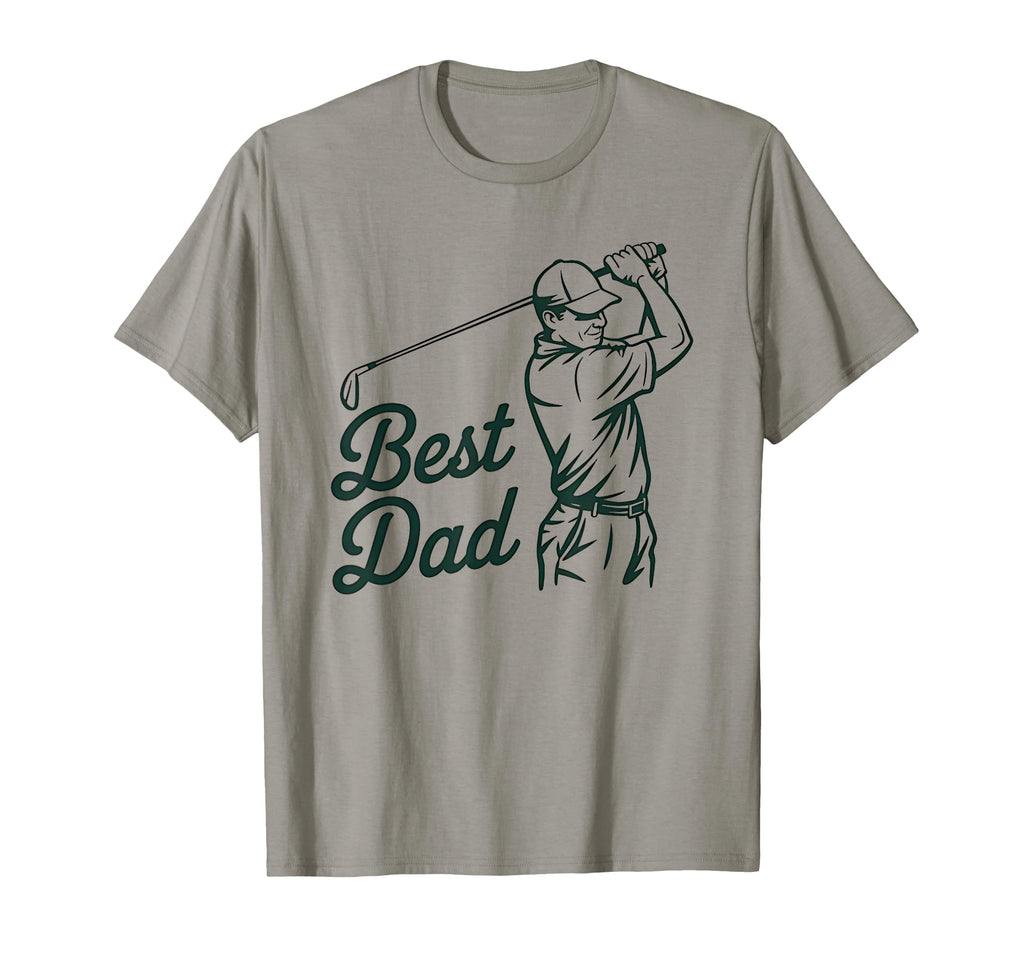 Best Dad Golfing Silhouette Proud Golf T-Shirt - Trendy Graphic Unisex - T-Shirt, Sweatshirt, Hoodie