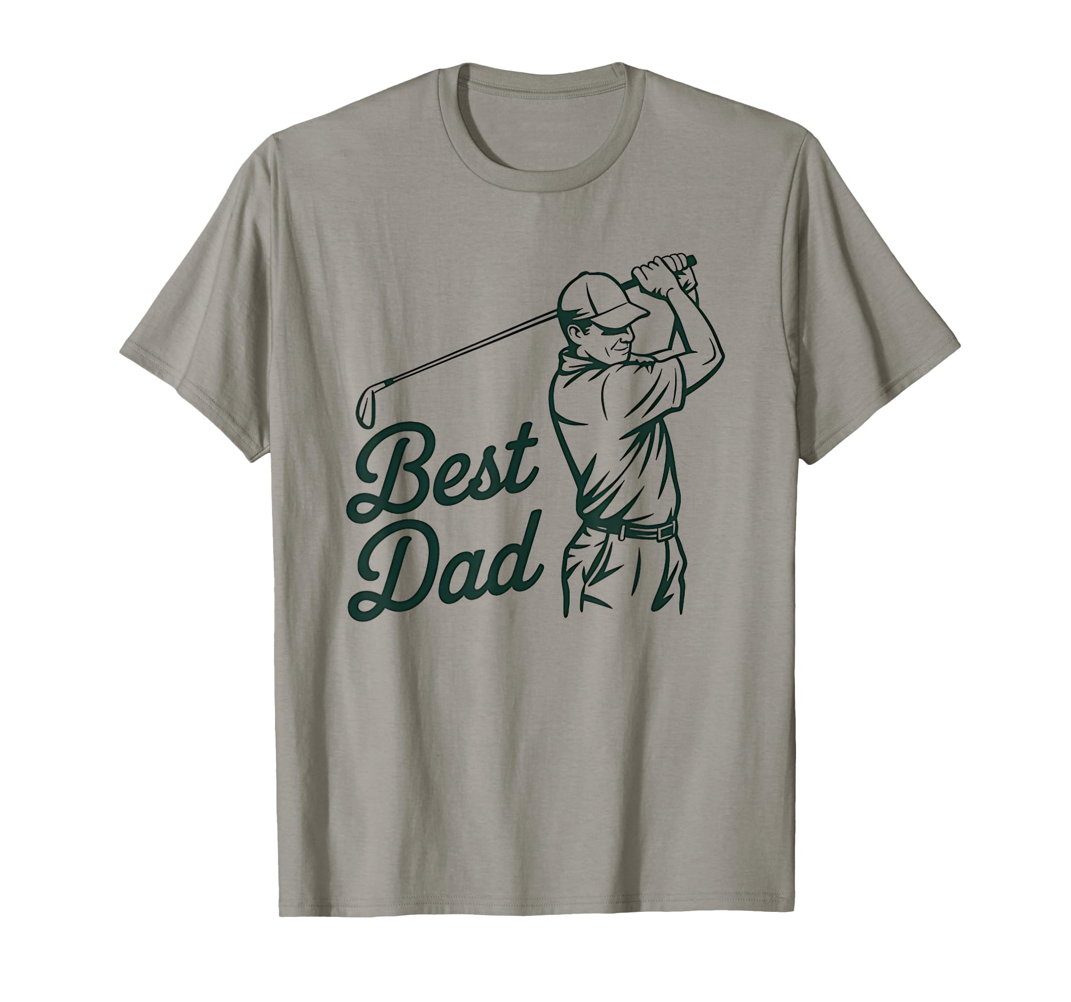 Best Dad Golfing Silhouette Proud Golf T-Shirt - Trendy Graphic Unisex - T-Shirt, Sweatshirt, Hoodie