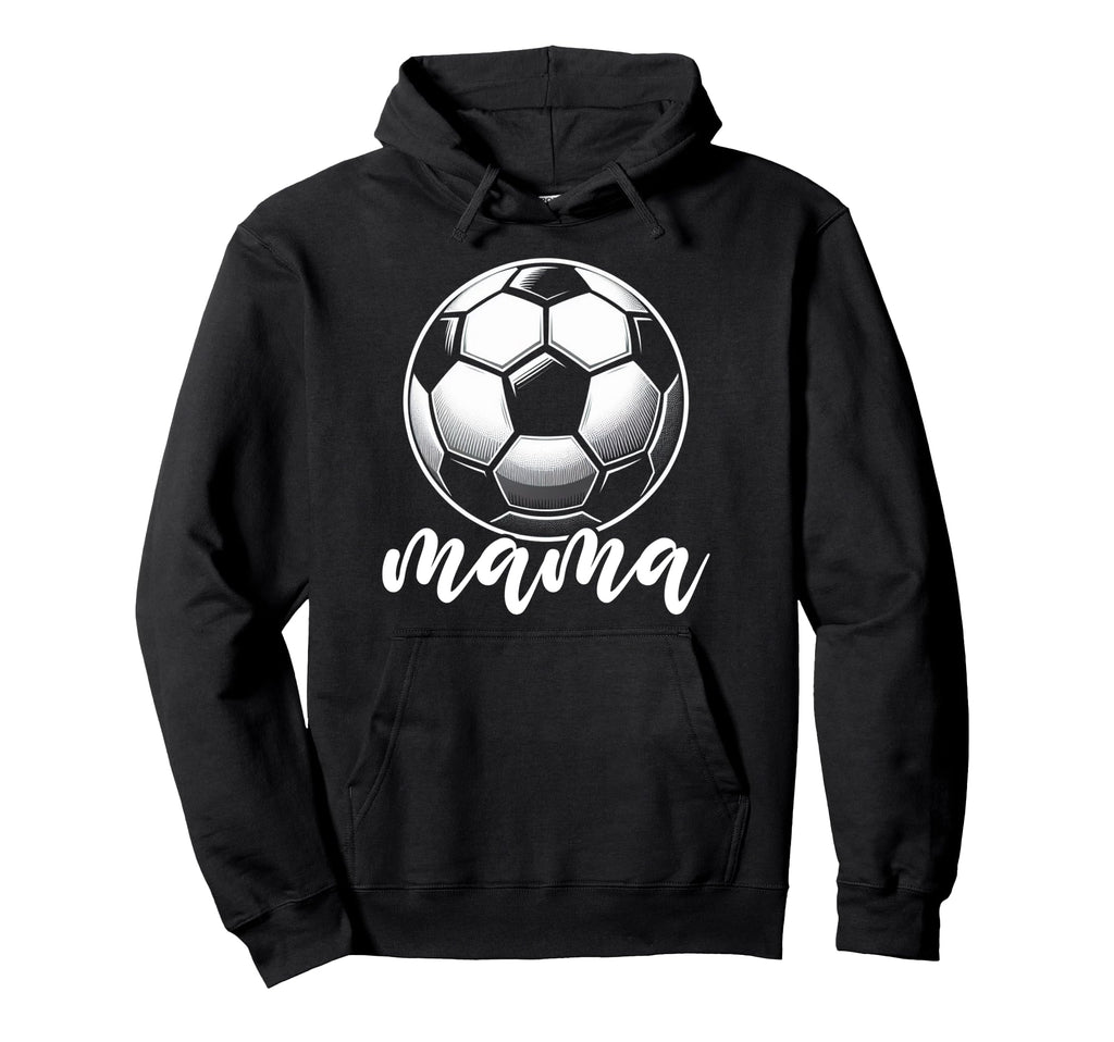 Soccer Ball Mama Soccer Season Football Hoodie - Aesthetic Graphic Unisex - T-Shirt, Sweatshirt, Hoodie