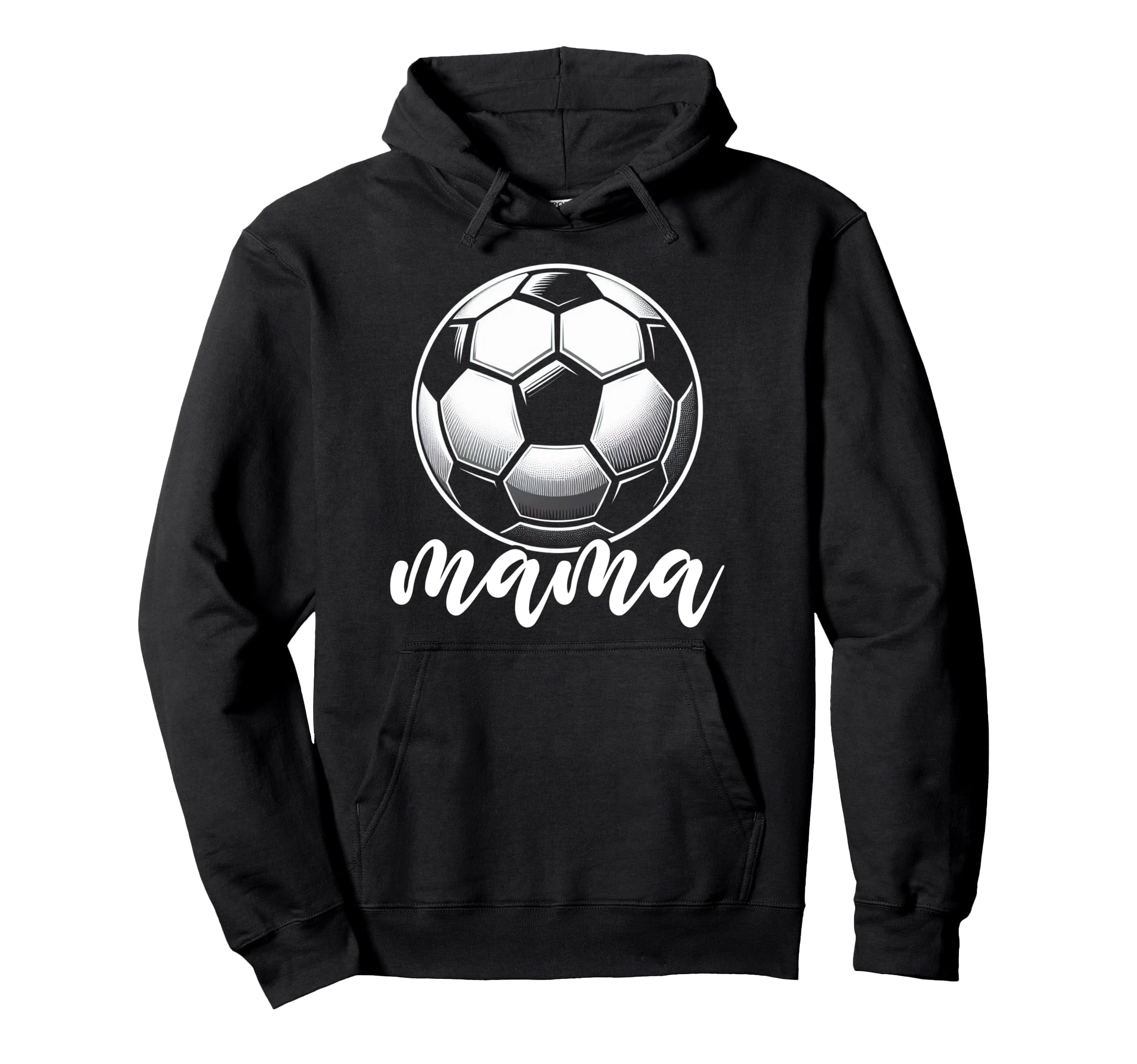 Soccer Ball Mama Soccer Season Football Hoodie - Aesthetic Graphic Unisex - T-Shirt, Sweatshirt, Hoodie