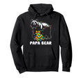 Papa Bear Autism Papa Grandpa Autism Hoodie - Trendy Graphic Men Women - T-Shirt, Sweatshirt, Hoodie