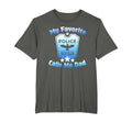 Dad Police Officer Cop Father Enforcer T-Shirt - Novelty Apparel Unisex - T-Shirt, Sweatshirt, Hoodie