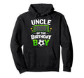 Uncle Birthday Soccer Ball Hoodie - Aesthetic Graphic Unisex - T-Shirt, Sweatshirt, Hoodie