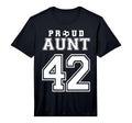 Number 42 Custom Proud Soccer T-Shirt - Casual Everyday Wear for Adults - T-Shirt, Sweatshirt, Hoodie
