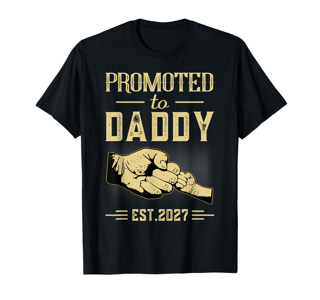 Promoted To Daddy To Be 2027 New T-Shirt - Novelty Apparel for Adults - T-Shirt, Sweatshirt, Hoodie