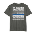 My Daughter Is My Superhero Police T-Shirt - Graphic Print for Adults - T-Shirt, Sweatshirt, Hoodie