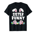 Sister Bunny Ears Easter Family T-Shirt - Minimalist Print Men Women - T-Shirt, Sweatshirt, Hoodie