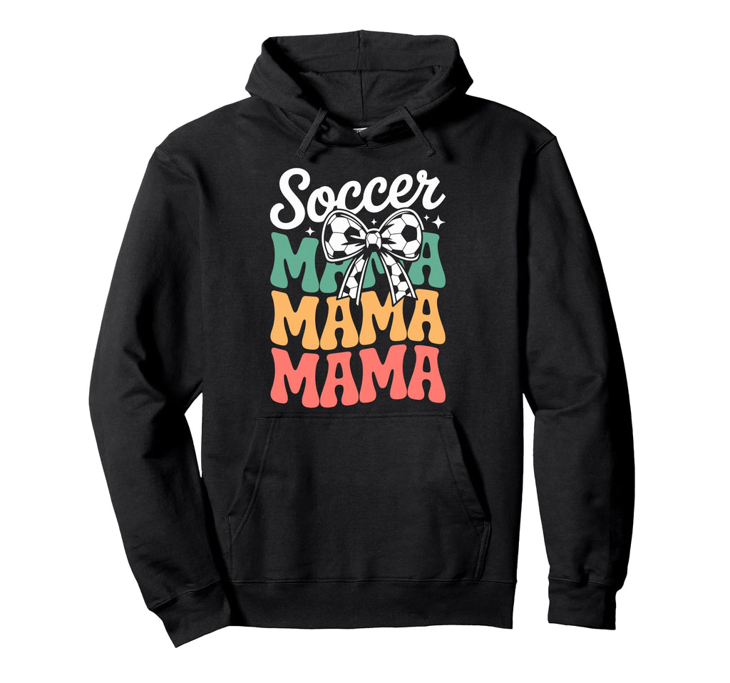 Groovy Soccer Football Player Mama Hoodie - Custom Art Print for Adults - T-Shirt, Sweatshirt, Hoodie