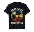 Seventies Music Rocks 70S Records T-Shirt - Trendy Graphic for Adults - T-Shirt, Sweatshirt, Hoodie