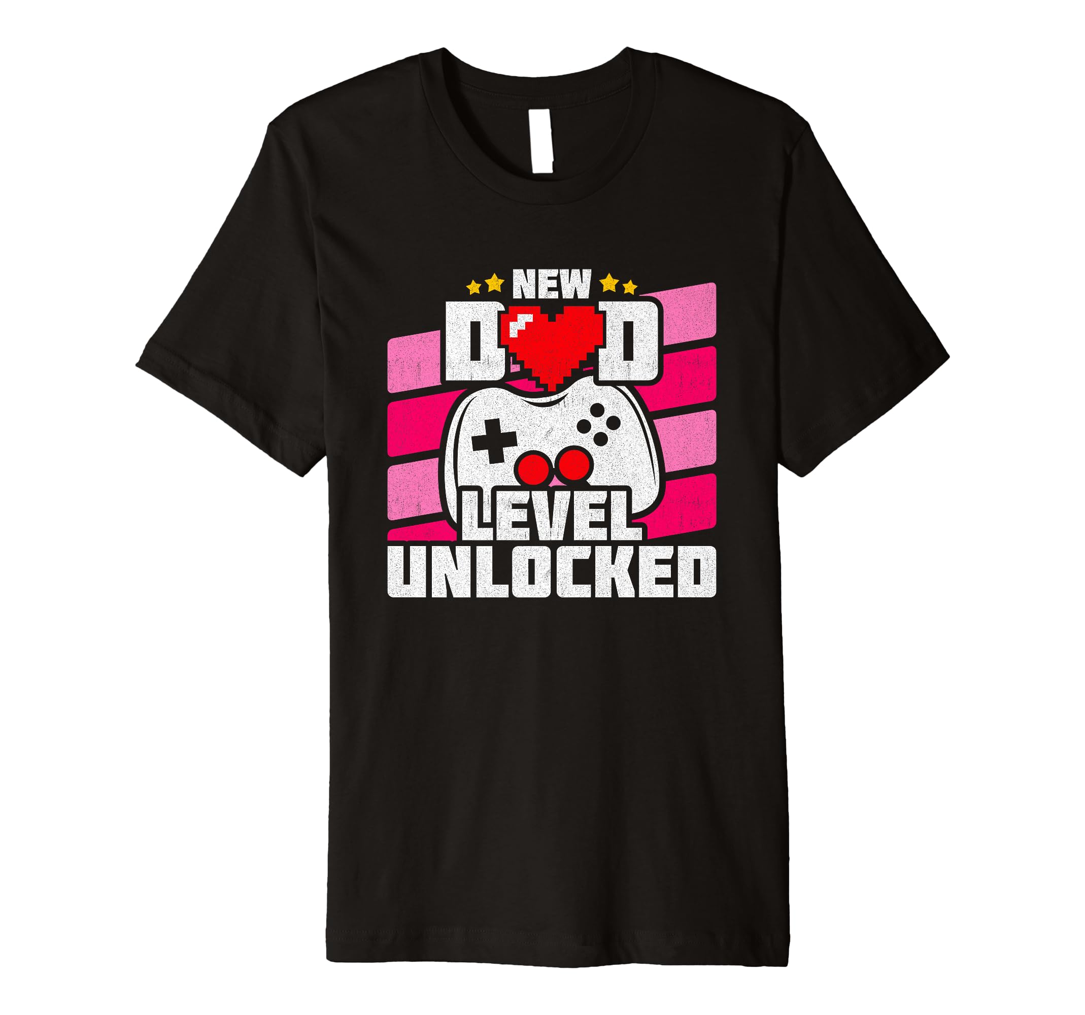 New Dad Level Unlocked Gamer Dad T-Shirt - Novelty Apparel Men Women - T-Shirt, Sweatshirt, Hoodie