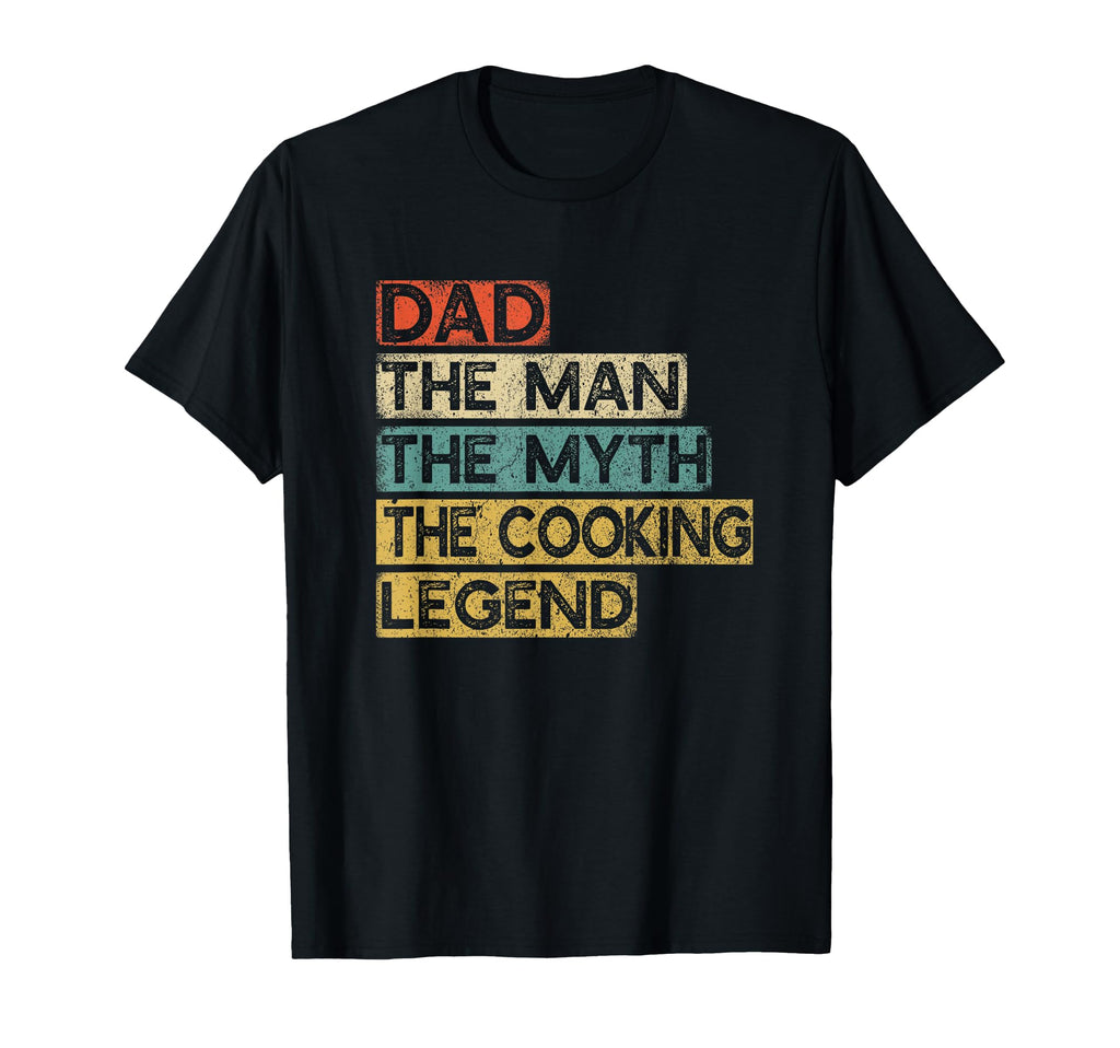 Chef Dad Cooking Legend Home Cook T-Shirt - Minimalist Print Men Women - T-Shirt, Sweatshirt, Hoodie
