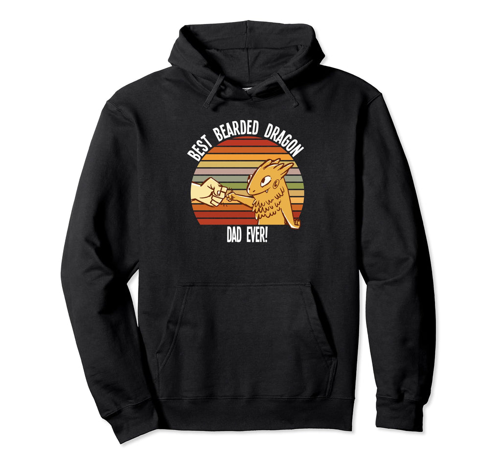 Best Bearded Dragon Dad Ever Pogona Hoodie - Fun Novelty Design Men Women - T-Shirt, Sweatshirt, Hoodie