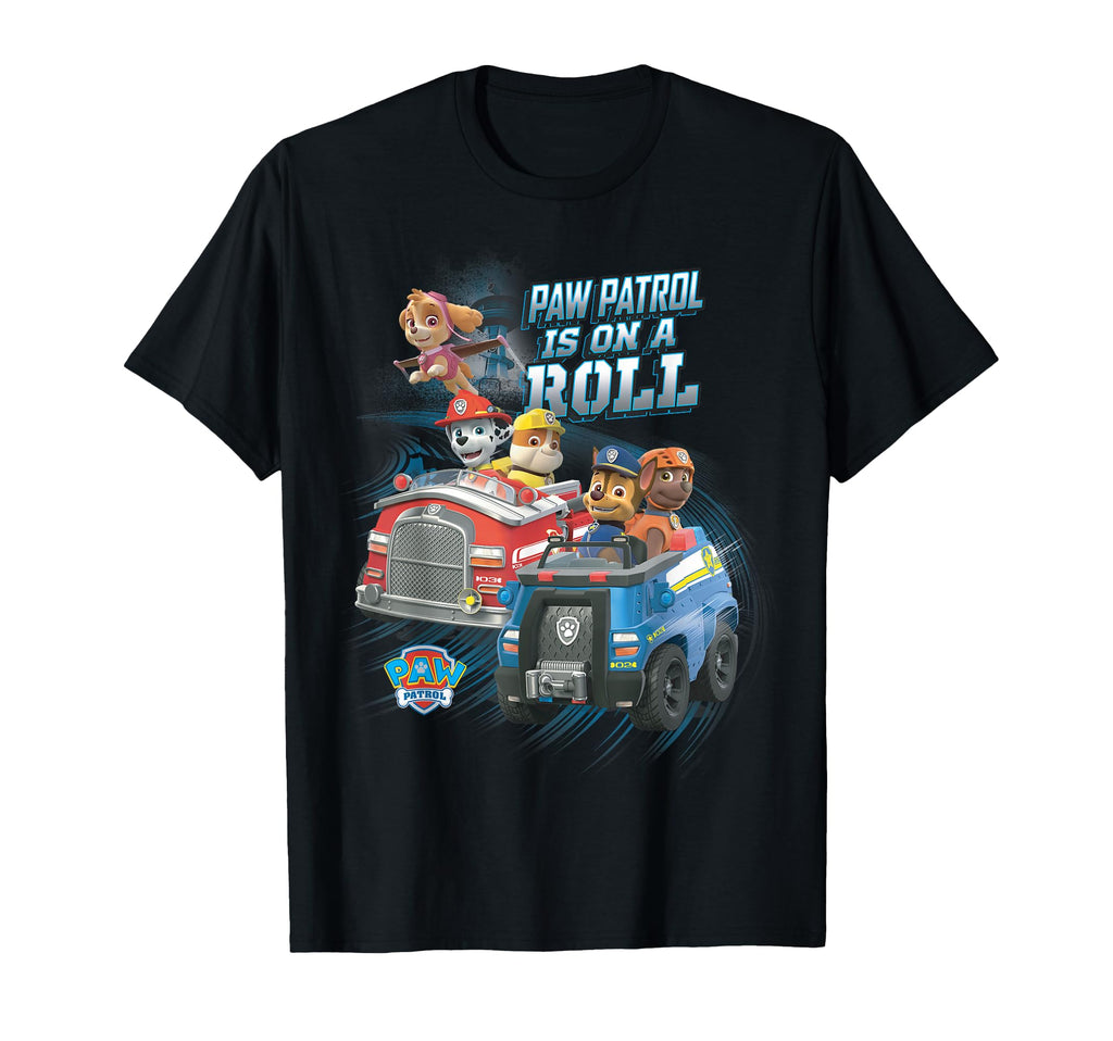 Paw Patrol Group Shot Is Roll T-Shirt - Fun Novelty Design Unisex - T-Shirt, Sweatshirt, Hoodie