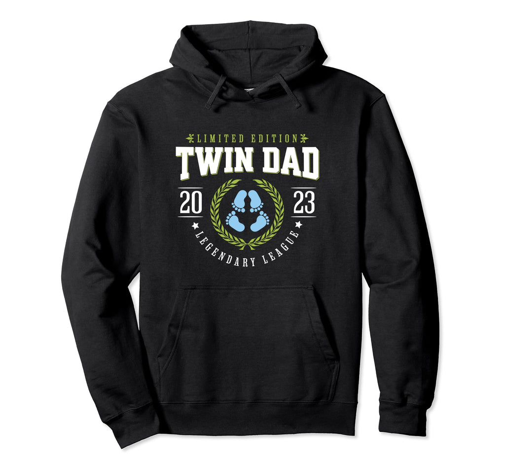 Twin Dad Est 2023 Twin Dad To Be Gifts Hoodie - Custom Art Print Unisex - T-Shirt, Sweatshirt, Hoodie