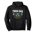Twin Dad Est 2023 Twin Dad To Be Gifts Hoodie - Custom Art Print Unisex - T-Shirt, Sweatshirt, Hoodie