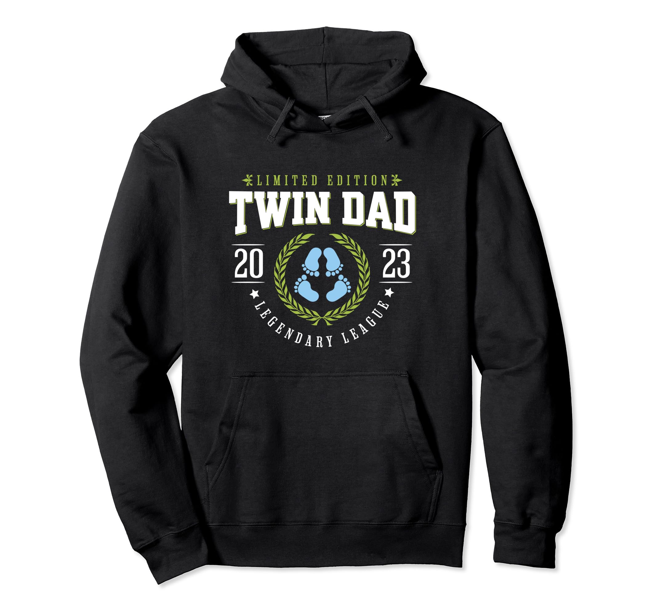 Twin Dad Est 2023 Twin Dad To Be Gifts Hoodie - Custom Art Print Unisex - T-Shirt, Sweatshirt, Hoodie
