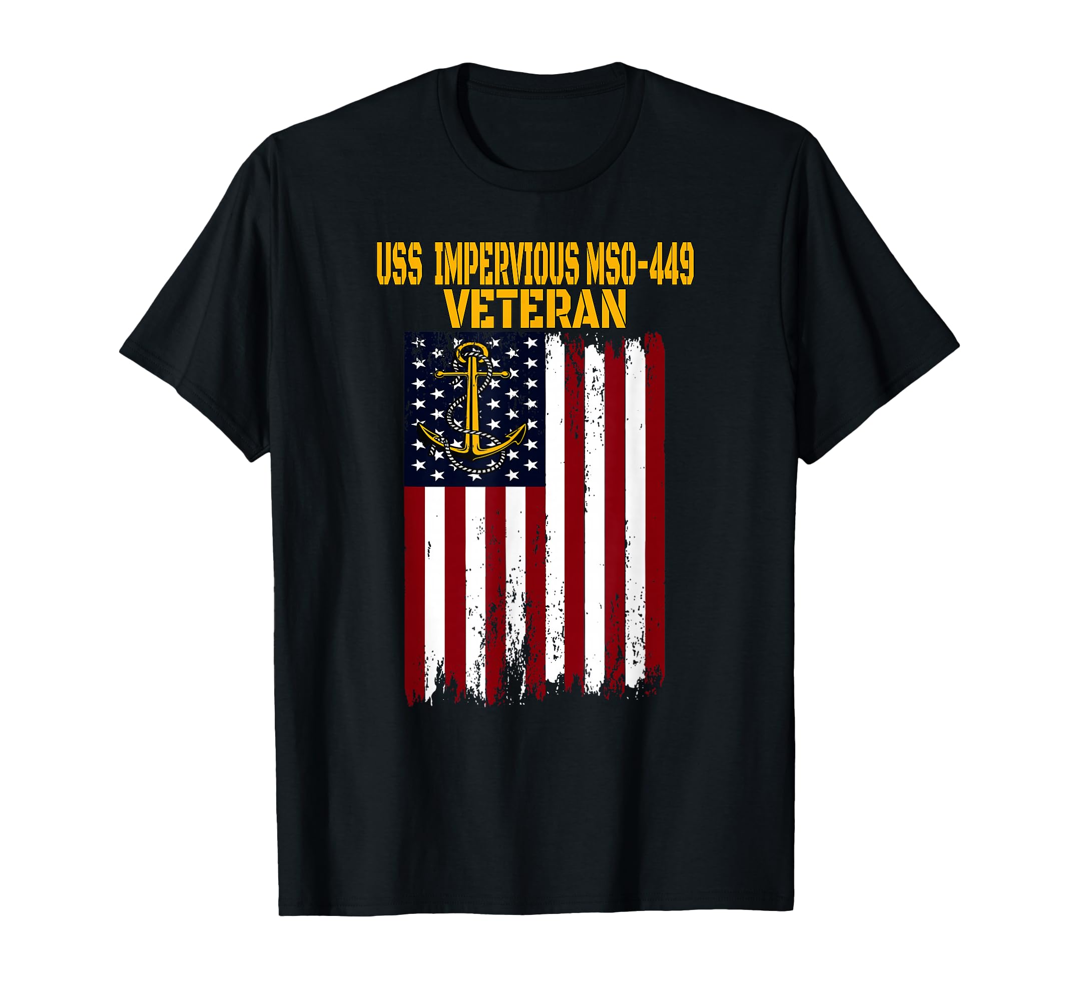 Uss Impervious Mso 449 Minesweeper T-Shirt - Streetwear Style for Adults - T-Shirt, Sweatshirt, Hoodie