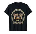 Fathers Day Gamer Dad More Lit Than T-Shirt - Minimalist Print Men Women - T-Shirt, Sweatshirt, Hoodie