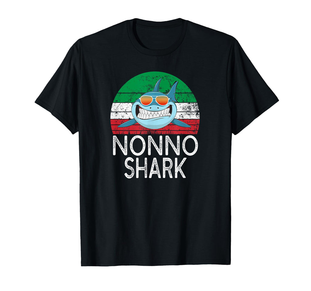 Nonno Shark Italian Grandpa Funny T-Shirt - Casual Everyday Wear Unisex - T-Shirt, Sweatshirt, Hoodie
