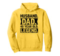 Husband Dad 40 Year Old Legend Hoodie - Novelty Apparel for Adults - T-Shirt, Sweatshirt, Hoodie
